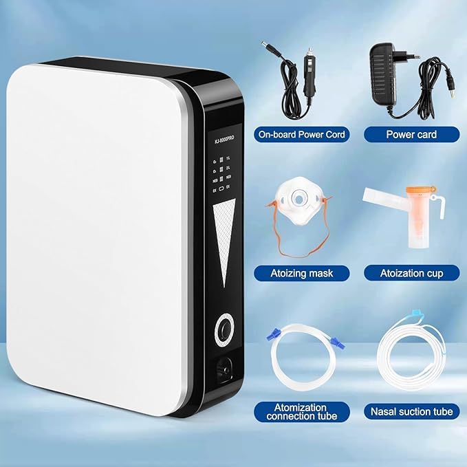 Portable Oxygen Generator for Home/Trave,Adjustable 1-2 Liter Oxygen Concentrator Machine